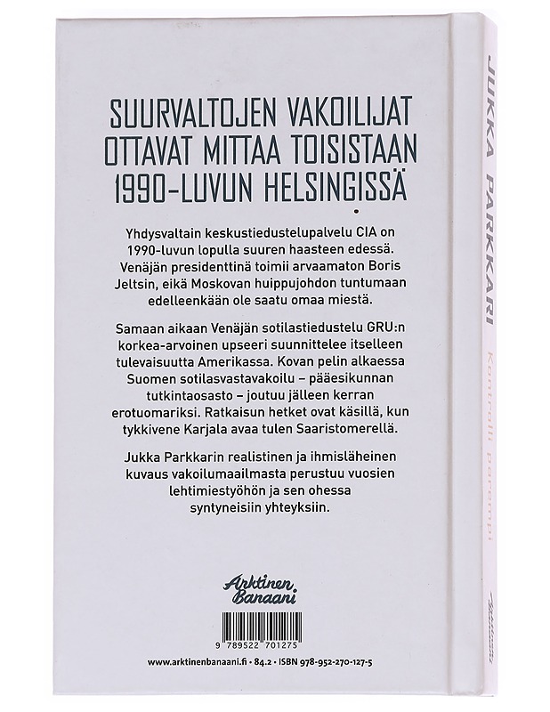 Kontrolli parempi - Jukka Parkkari - Historiakirjat - 10105626926 - 1
