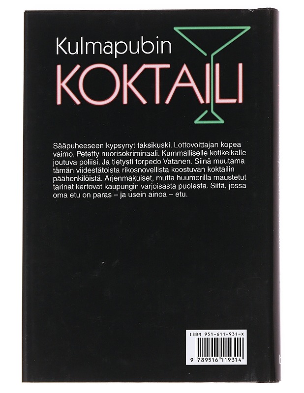 Kulmapubin koktaili - Jarkko Sipilä - Kaunokirjallisuus - 10105626960 - 1