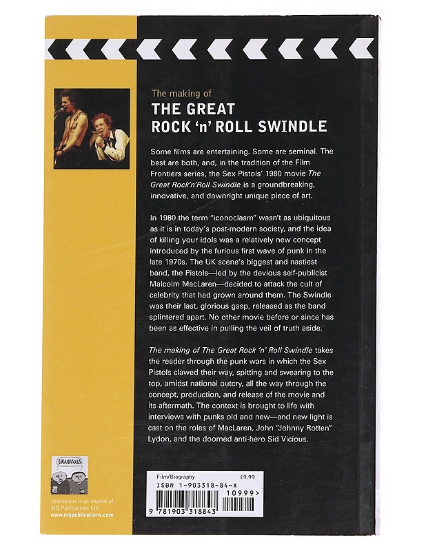 Sex Pistoll, the making of the great Rock'n'Roll Swindle - Joel McIver - Elämäkerrat ja muistelmat - 10105626970 - 1