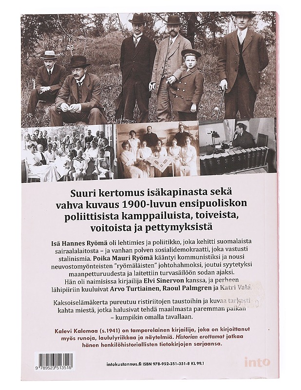 Historian erottamat - Kertomus Hannes & Mauri Ryömästä - Kalevi Kalemaa - Elämäkerrat ja muistelmat - 10105626974 - 1