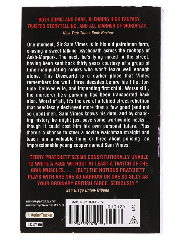 Night Watch, a novel of Discworld - Terry Pratchett - Romaanit ja novellit - 10105626976 - 1