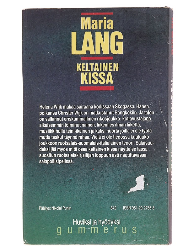 Keltainen kissa - Lang, Maria - Romaanit ja novellit - 10105626979 - 1