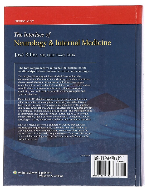 The Interfave of Neurology & Internal Medicine - Biller Jose - Tietokirjat ja oppaat - 10105626988 - 1