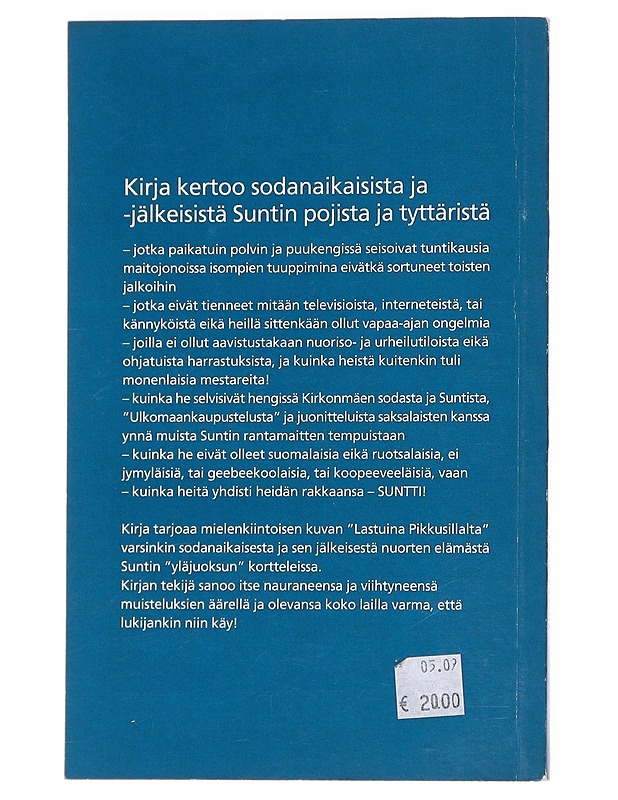 Suntin pojat ja tyttäret  - Peltoniemi, Jukka - Elämäkerrat ja muistelmat - 10105626997 - 1