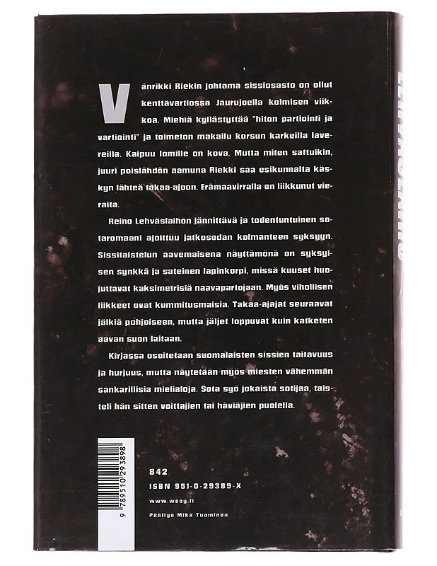 Soturit - Reino Lehväslaiho - Romaanit ja novellit - 10105627004 - 1
