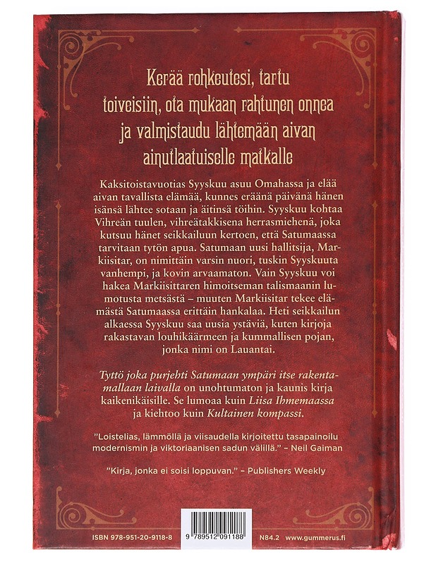 Tyttö joka purjehti Satumaan ympäri - Valente, Catherynne - Fantasia- ja scifi - 10105627008 - 1