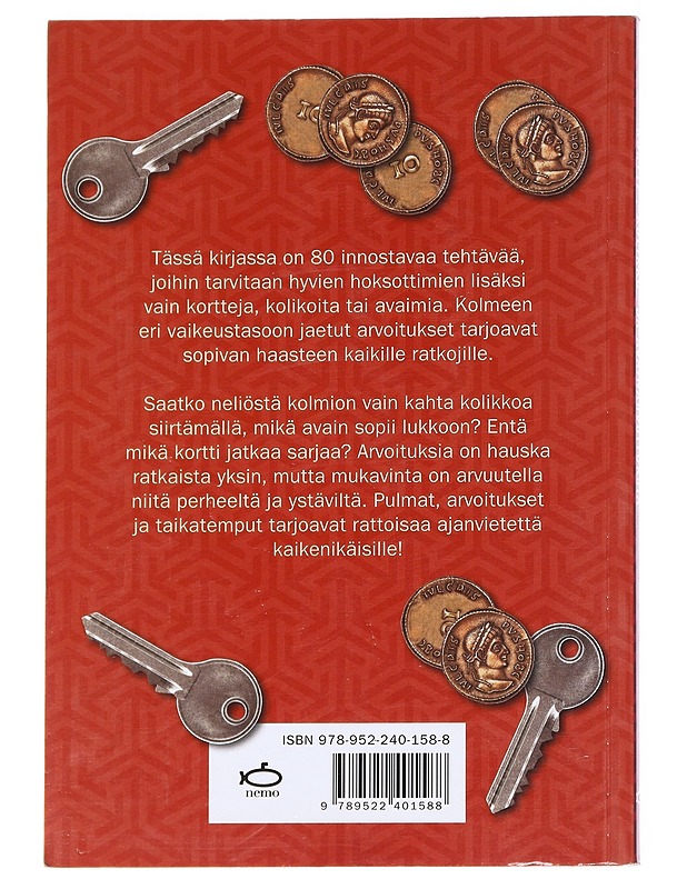 Kortti-, kolikko- ja avainarvoituksia - Aino Assmuth - Harrastekirjat - 10105627012 - 1