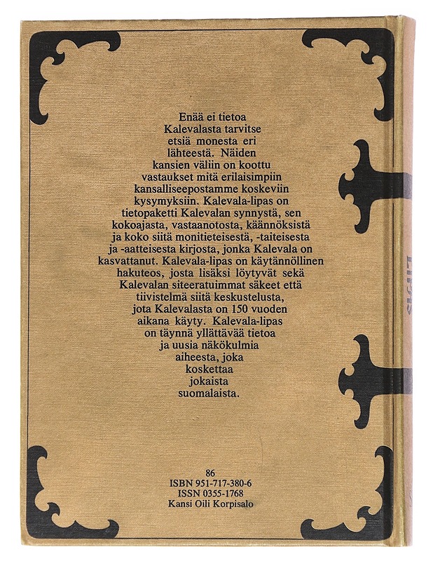 Kalevalalipas - Kuusi, Matti - Tietokirjat ja oppaat - 10105627016 - 1