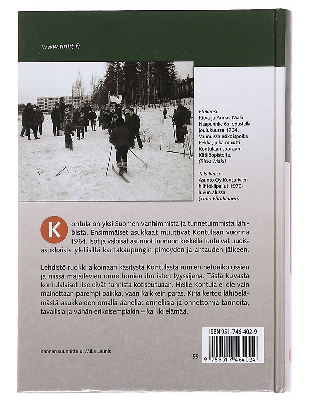 Kontula : elämää lähiössä - Kokkonen, Jouko - Elämäkerrat ja muistelmat - 10105627032 - 1