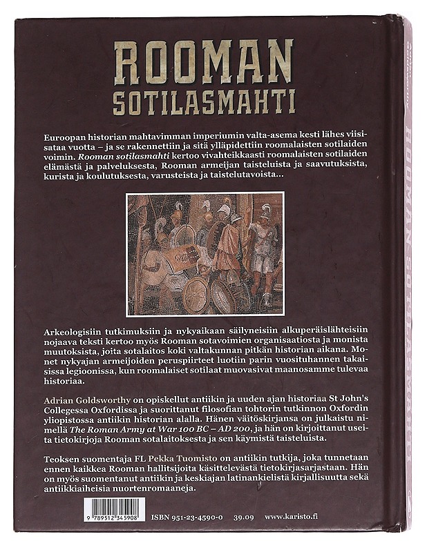 Rooman sotilasmahti - Goldsworthy, Adrian - Historiakirjat - 10105627130 - 1