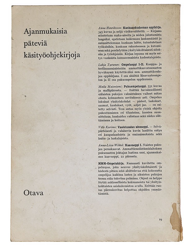 Kaavaoppi I - Anna-Liisa Wihtol - Tietokirjat ja oppaat - 10105627158 - 1