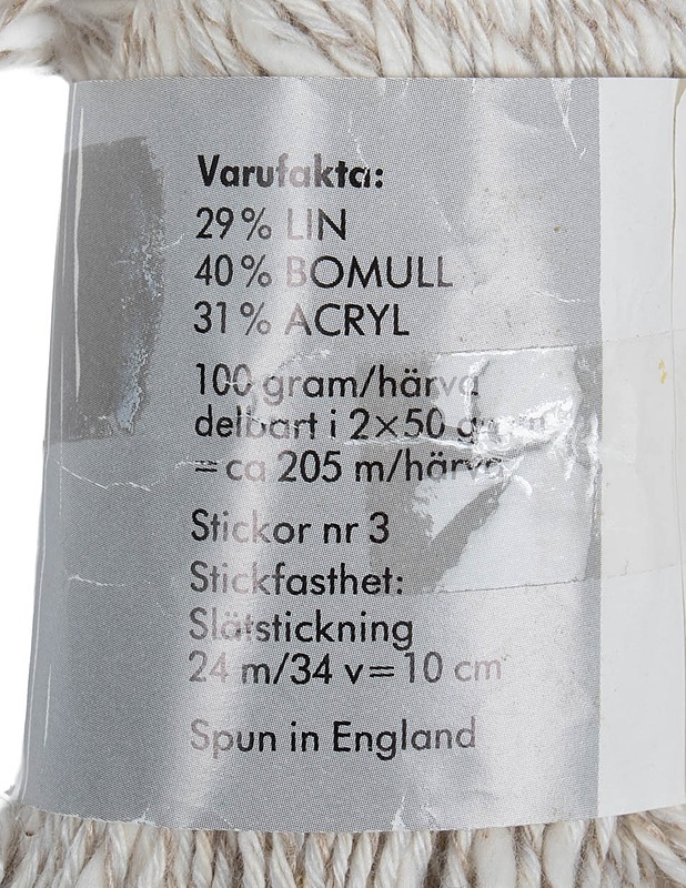 CORONA SWEDEN Lino Flam vyötelanka, 100 g - Käsityö - 10105627164 - 1
