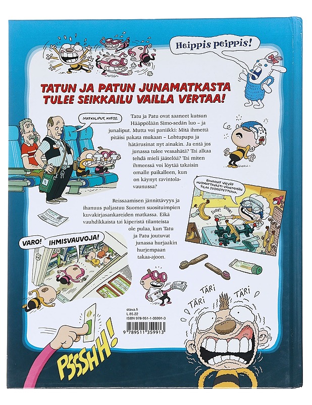 Tatu ja Patu / kovaa menoa kiskoilla - Havukainen, Aino - Sarjakuvat - 10105627188 - 1