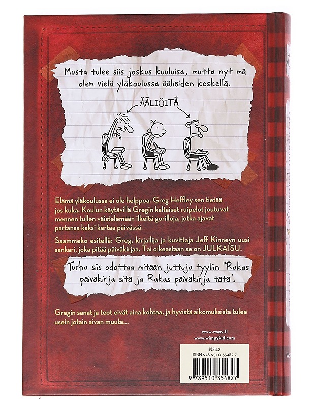 Neropatin päiväkirja / Greg Heffleyn julkaisu - Kinney, Jeff - Lastenkirjat - 10105627193 - 1