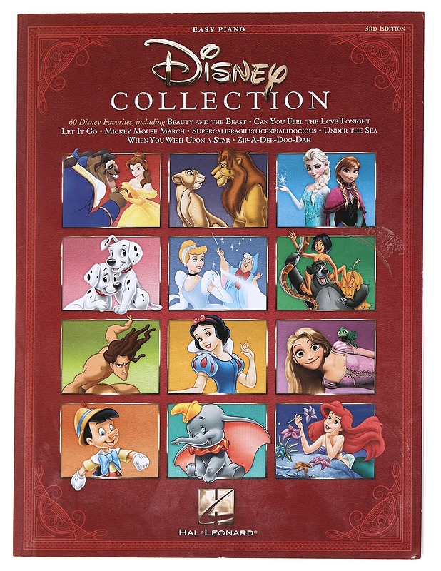 The Disney collection - Hal Leonard  - Musiikki- ja elokuvakirjat - 10105627212 - 0
