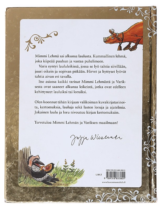 Mimmi Lehmän ja Variksen iso kirja - Wieslander, Jujja - Lastenkirjat - 10105627225 - 1