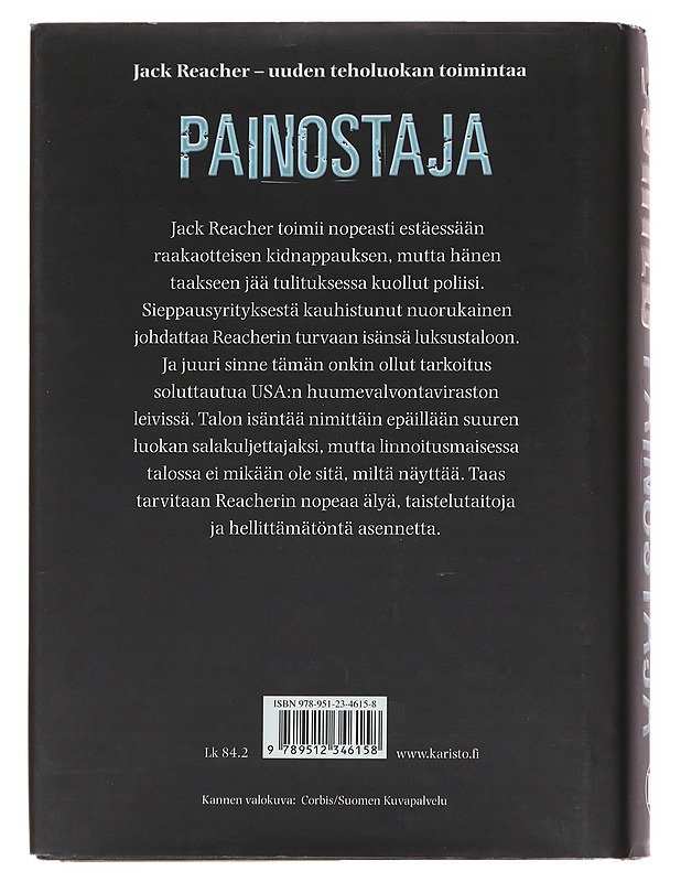 Painostaja - Child, Lee - Romaanit ja novellit - 10105627230 - 1