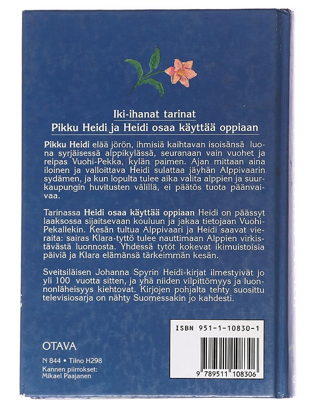 Pikku Heidi  - Spyri, Johanna - Lastenkirjat - 10105627235 - 1