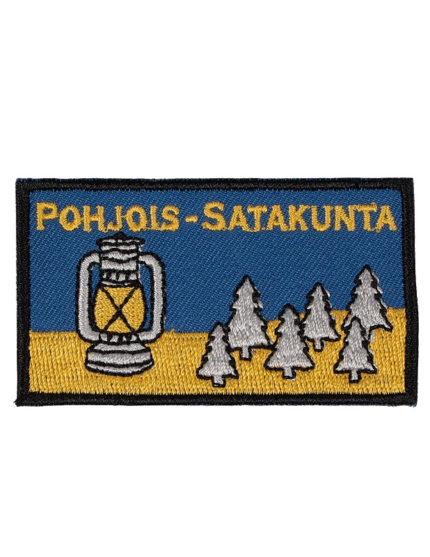 Kangasmerkki Pohjois-Satakunta, 7x4 cm - Ompelu - 10105627279 - 0