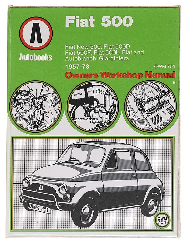 Fiat 500 Owners Workshop Manual  - Tietokirjat ja oppaat - 10105627280 - 0