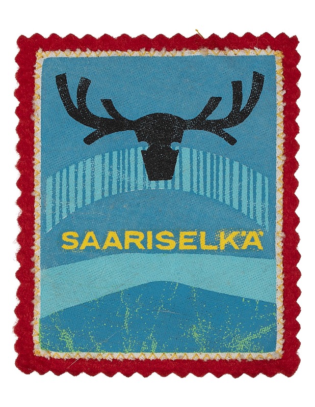 Kangasmerkki Saariselkä, 7,5x9 cm - Ompelu - 10105627306 - 0