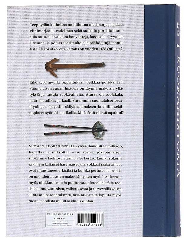 Suomen ruokahistoria - Ritva Kylli - Historiakirjat - 10105627326 - 1