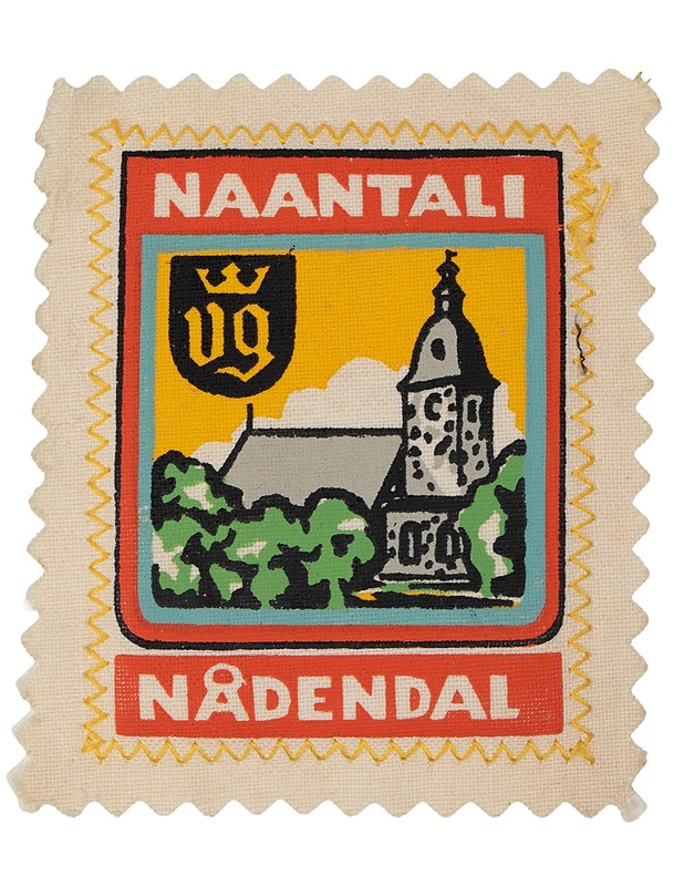 Kangasmerkki Naantali, 6,5 x 7,5 cm - Ompelu - 10105627332 - 0
