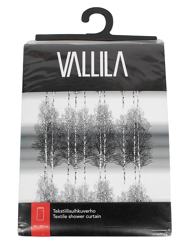 VALLILA suihkuverho, 180x200 cm - Designsuosikit - 10105627345 - 0