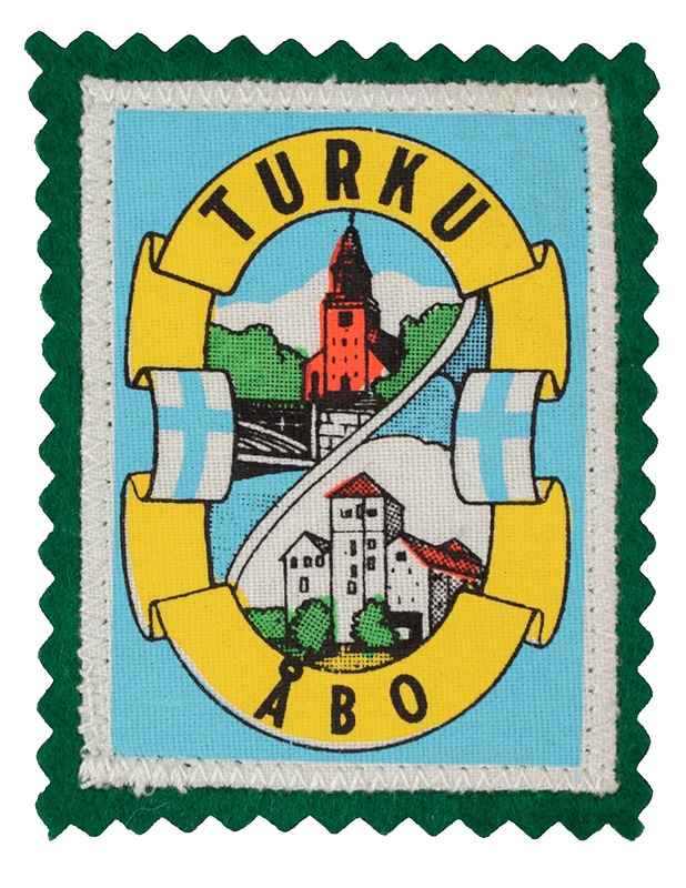 Kangasmerkki Turku, 8 x 6 cm - Ompelu - 10105627346 - 0