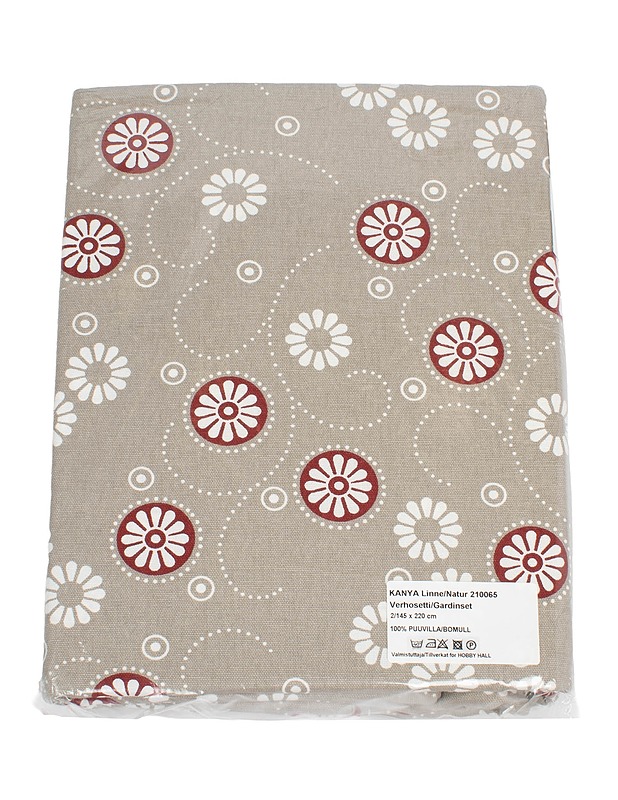 HOBBY HALL Kanya verhosetti, 145x220 cm, 2 kpl - Verhot ja kapat - 10105627363 - 0
