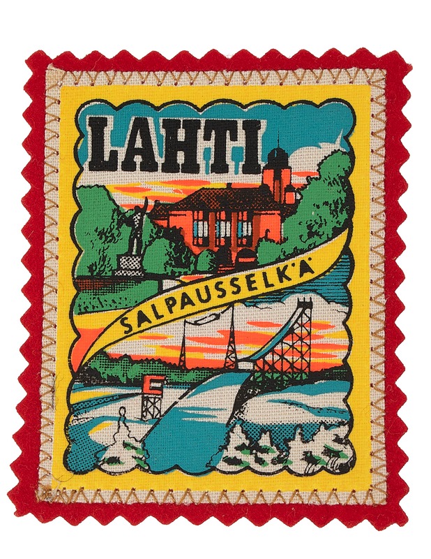 Kangasmerkki Lahti, 6,5 x 7,5 cm - Ompelu - 10105627370 - 0