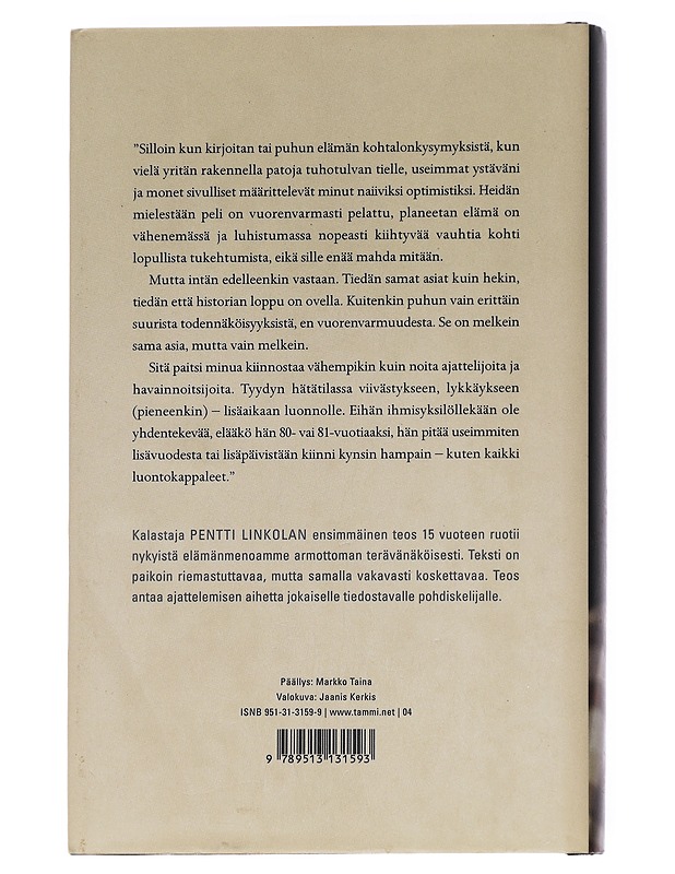 Voisiko elämä voittaa  - Pentti Linkola - Romaanit ja novellit - 10105627378 - 1
