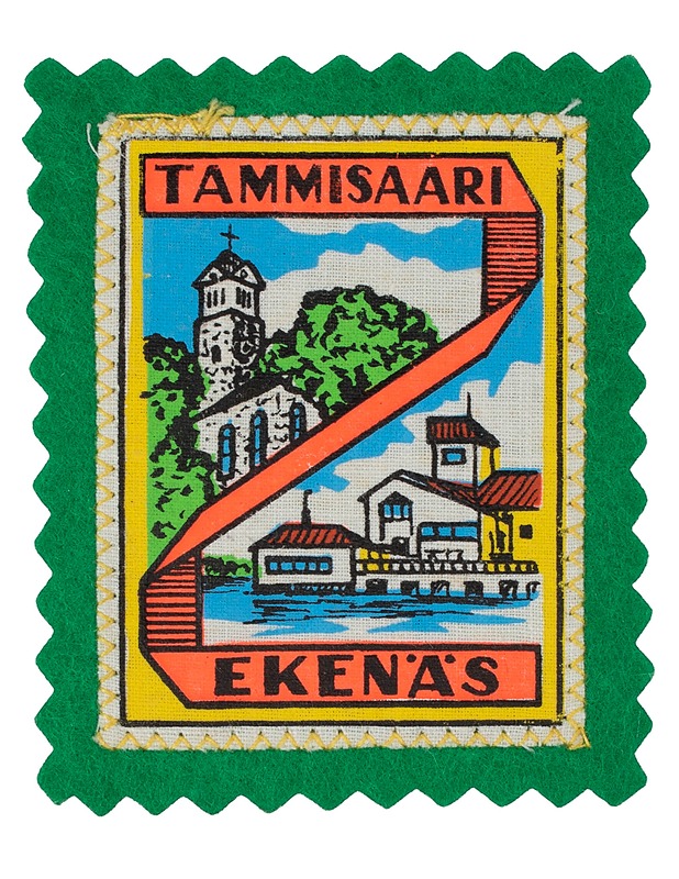 Kangasmerkki Tammisaari, 8 x 6,5 cm - Ompelu - 10105627382 - 0