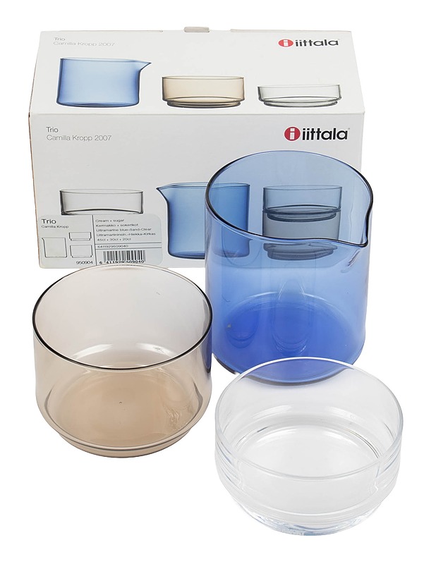 IITTALA Trio sokerikko ja kermakkosetti, 3 osaa - Designsuosikit - 10105627406 - 0