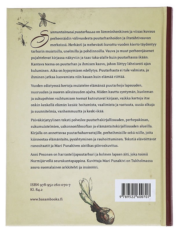 Sunnuntaivuosi puutarhassa - Pesonen, Anni - Romaanit ja novellit - 10105627408 - 1