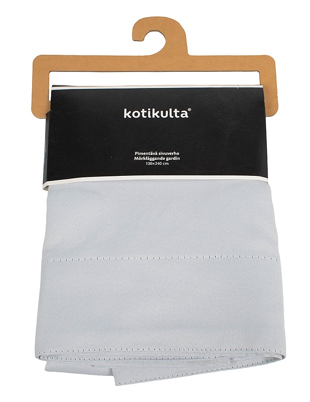 KOTIKULTA Pimentävä sivuverho, 130x240 cm - Verhot ja kapat - 10105627411 - 0