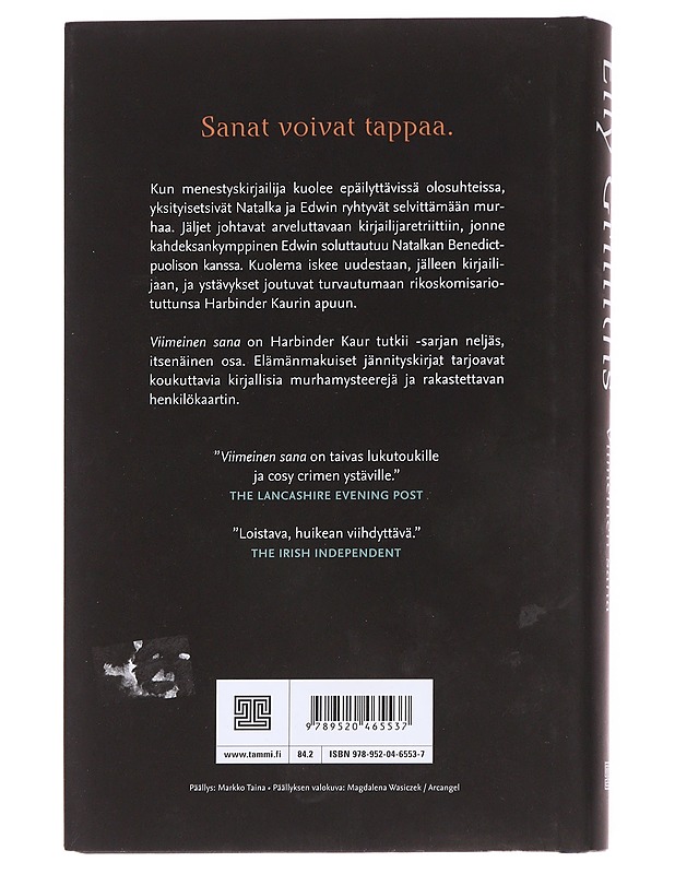 Viimeinen sana - Griffiths, Elly - Romaanit ja novellit - 10105627439 - 1