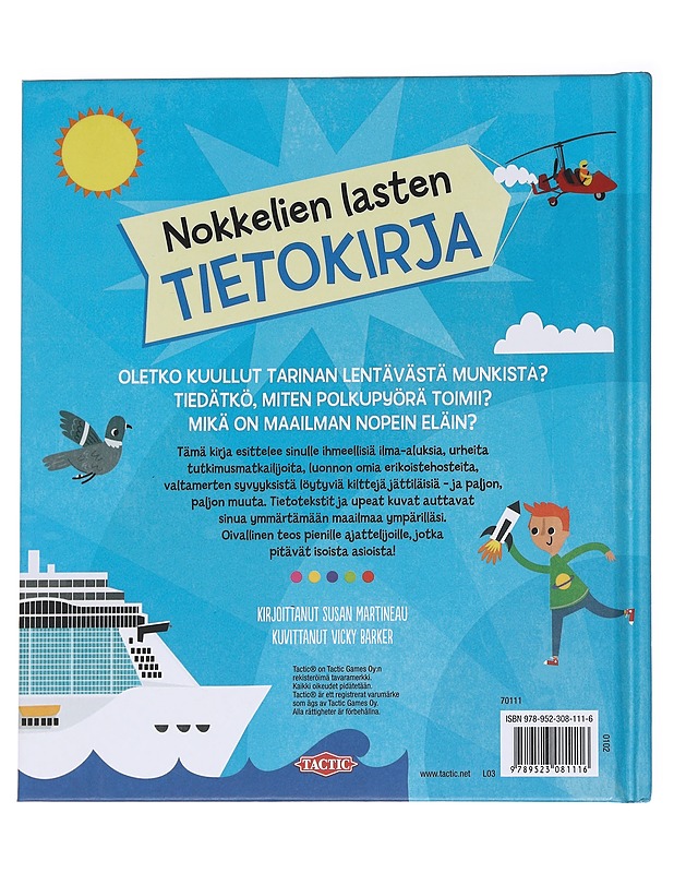 Nokkelien lasten tietokirja - Martineau, Susan - Lastenkirjat - 10105627477 - 1