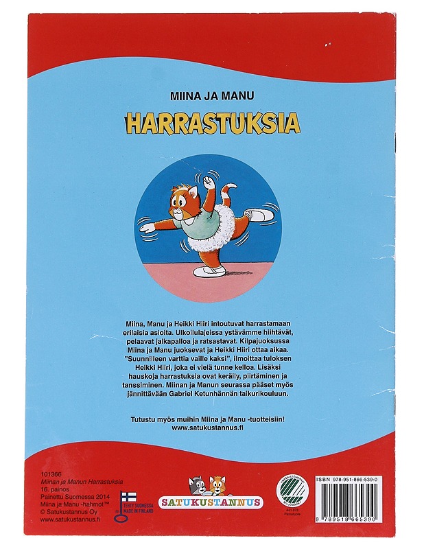 Miinan ja Manun harrastuksia - Teutori, 1941-2000 - Lastenkirjat - 10105627501 - 1