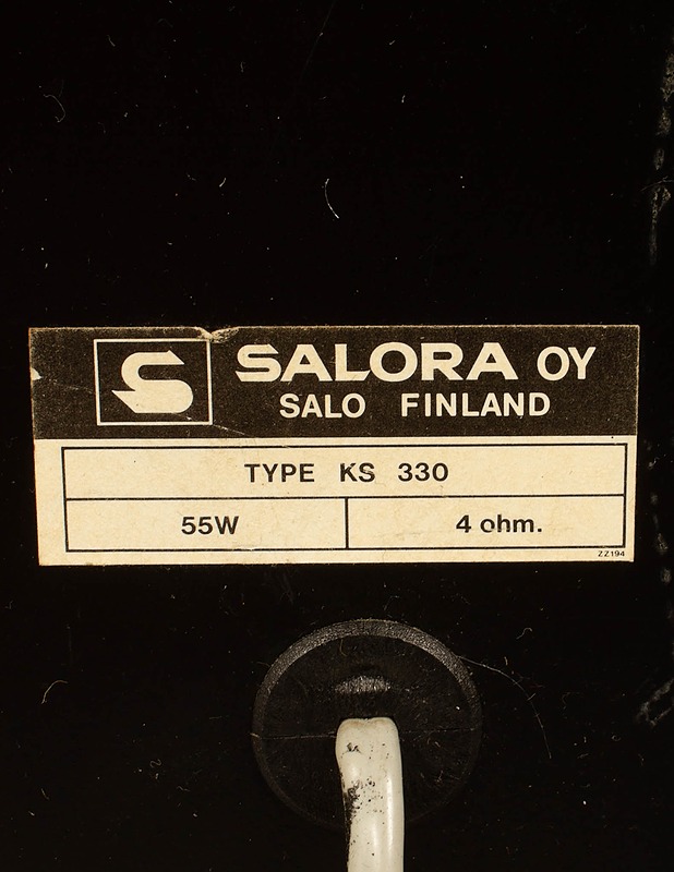 SALORA KS-330 -kaiutinpari - Audio - 10105627540 - 3