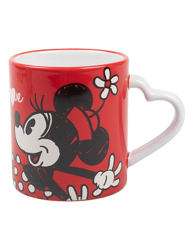 Disney Mickey and Minnie Mouse : kahvimuki, puna-valkoinen - Mukit ja kahvikupit - 10105627547 - 1