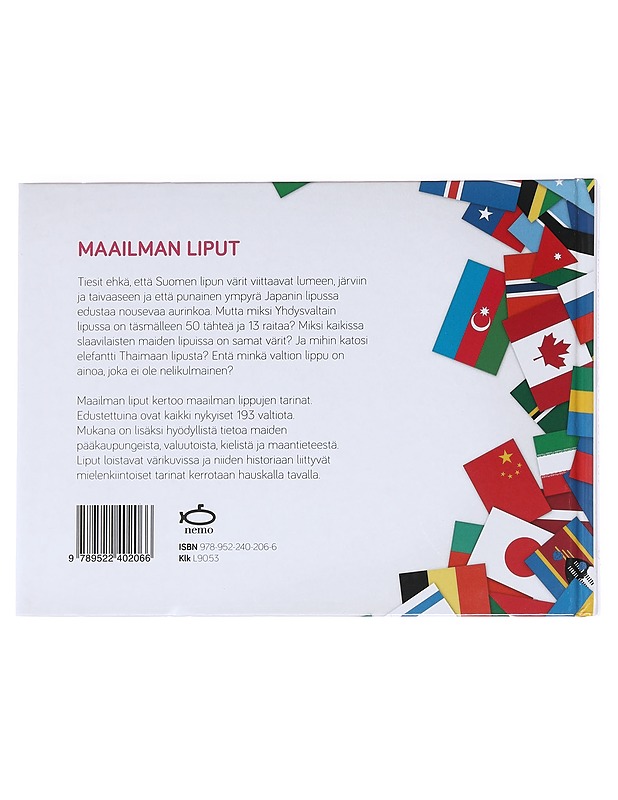 Maailman liput - Bednar, Sylvie - Kirja lahjaksi - 10105627562 - 1