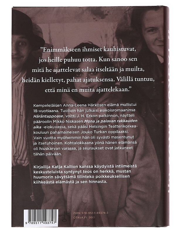 Taskupainos Anna-Leena Härkösen elämästä - Katja Kallio - Elämäkerrat ja muistelmat - 10105627609 - 1