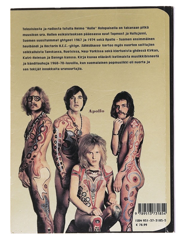 Sähköbasso / Hollen story vol. 1 - Heimo Holopainen - Elämäkerrat ja muistelmat - 10105627716 - 1