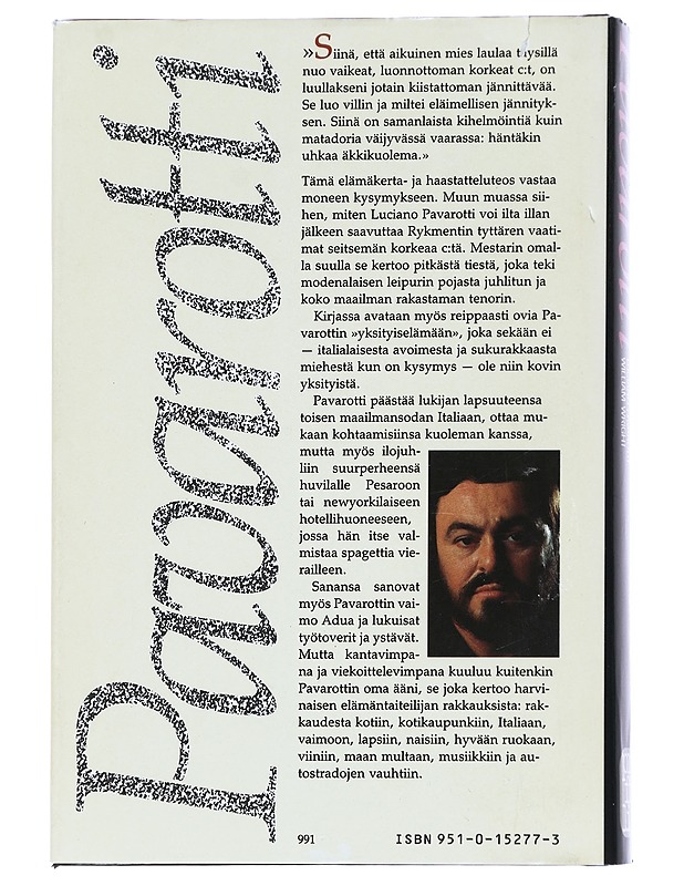 Pavarotti - Pavarotti, Luciano - Elämäkerrat ja muistelmat - 10105627769 - 1