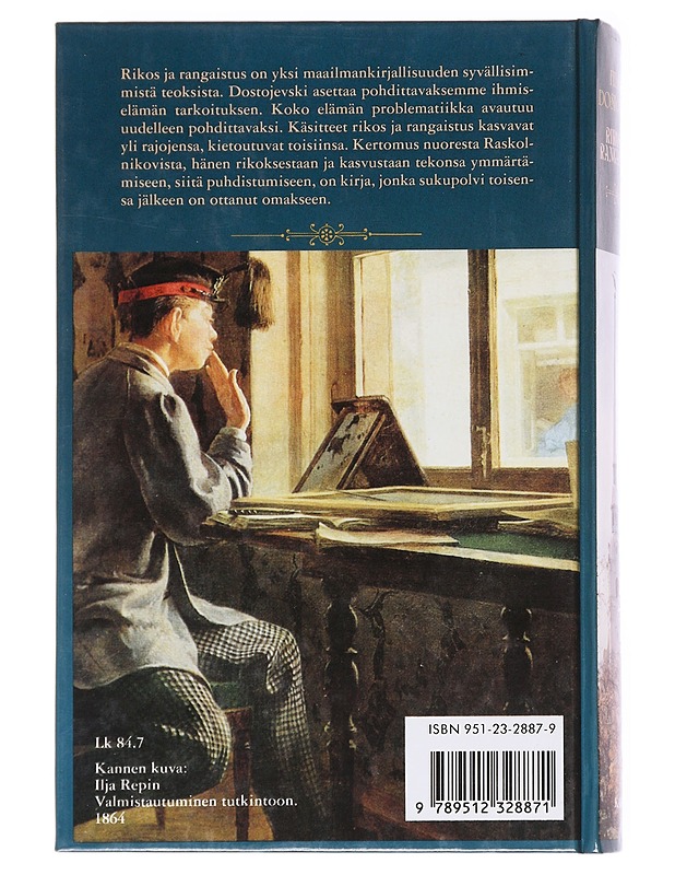 Rikos ja rangaistus - Dostojevski, F. M. (Fjodor Mihailovits) - Romaanit ja novellit - 10105627793 - 1