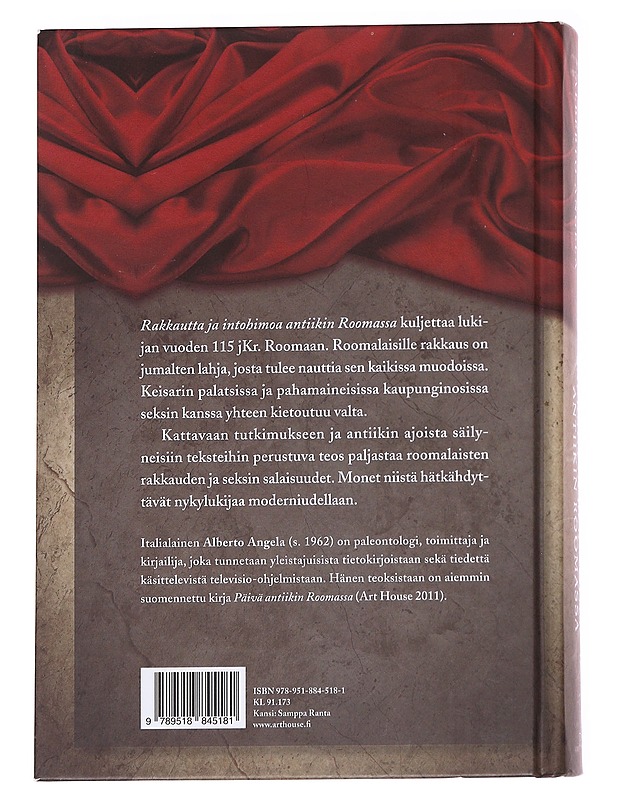 Rakkautta ja intohimoa antiikin Roomassa - Angela, Alberto - Historiakirjat - 10105627807 - 1