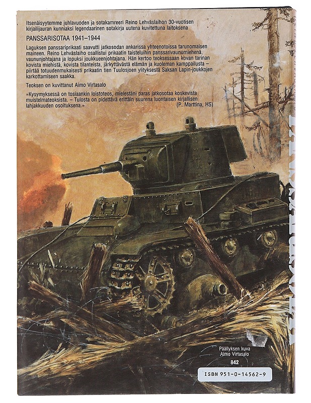 Panssarisotaa 1941-1944 - Lehväslaiho, Reino - Elämäkerrat ja muistelmat - 10105627828 - 1