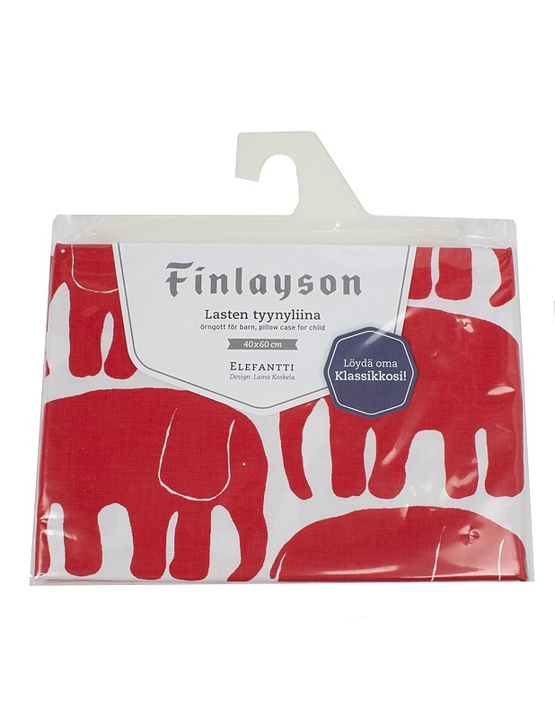 FINLAYSON Elefantti lasten tyynyliina, 40x60 cm - Designsuosikit - 10105627868 - 0
