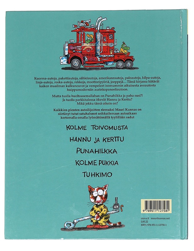 Mauri Kunnas : Hurjan hauska autokirja - Kunnas, Mauri - Lastenkirjat - 10105627880 - 1
